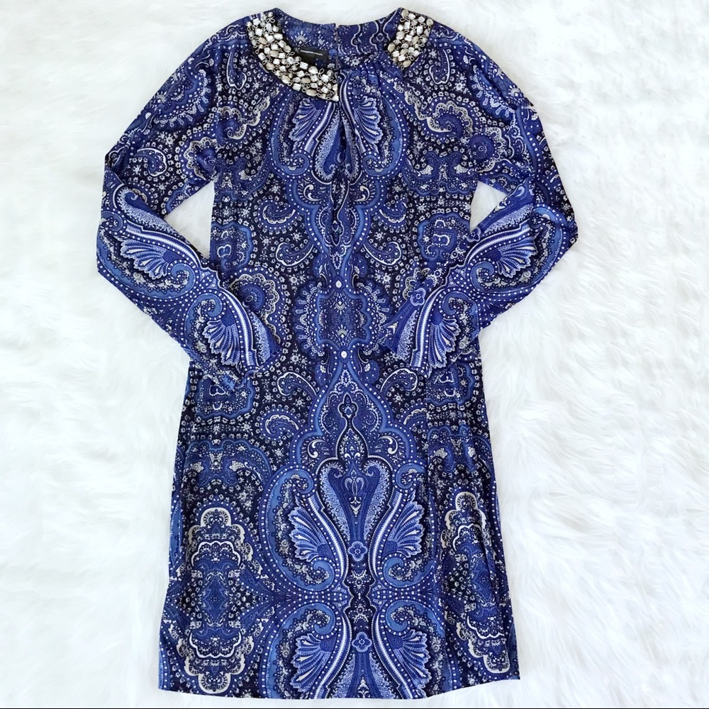 INC Concept sheath dress floral size Medium.